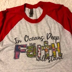 Soft Faith baseball tee